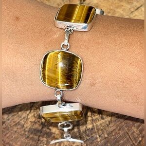 Golden Tigereye Bracelet 7 1/2”-8 1/2”